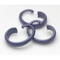 Livingquarters SCHE-07 Hang Ease C Type Plastic Shower Curtain Hooks in Lilac LI55859